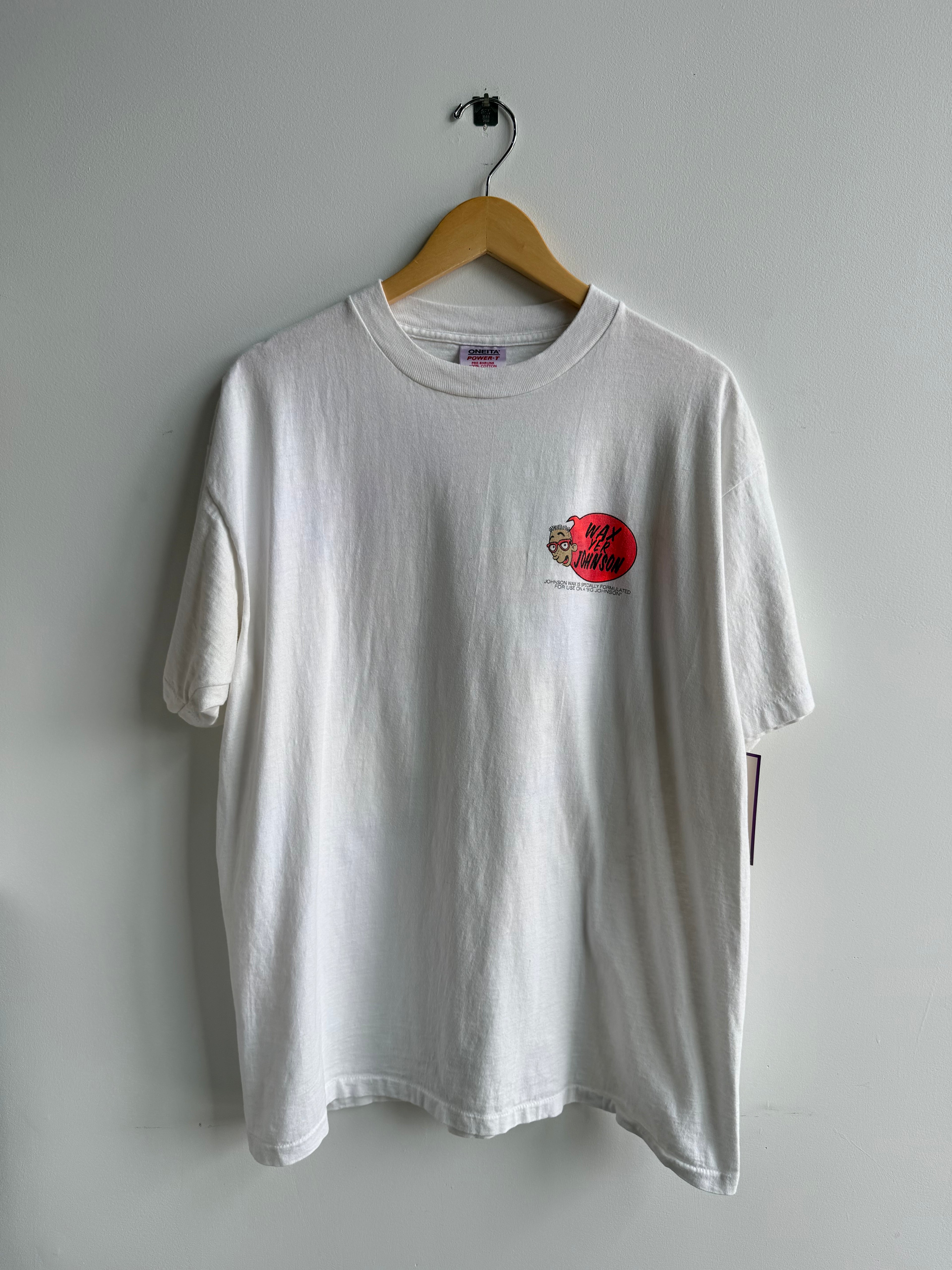 (XL) Wax Yer Johnson Tee