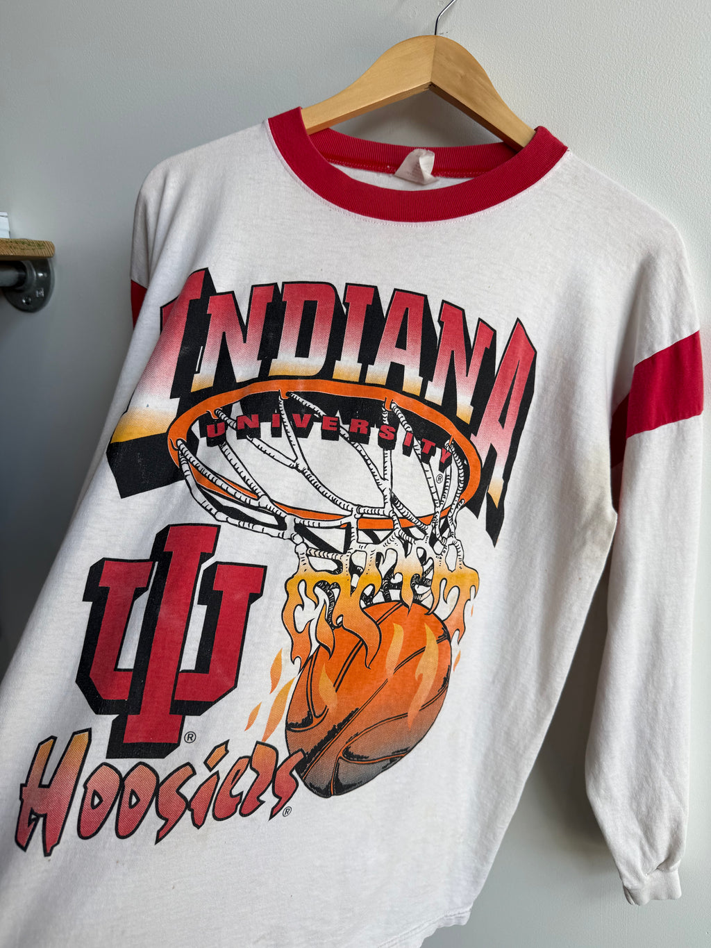 (L) Indiana University Long Sleeve Tee