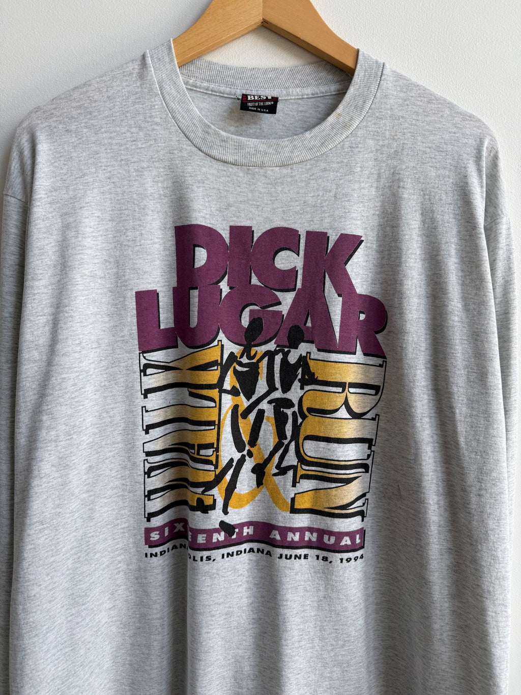 (XL) Dick Lugar Run Tee