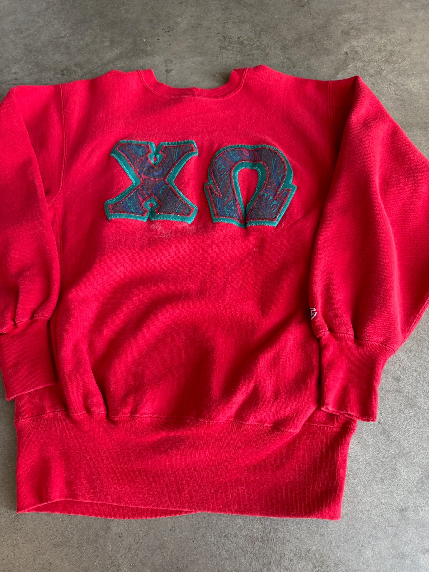 (L) Chi Omega Reverse Weave Crew