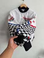 (L) Budweiser Racing Chalk Line Jacket