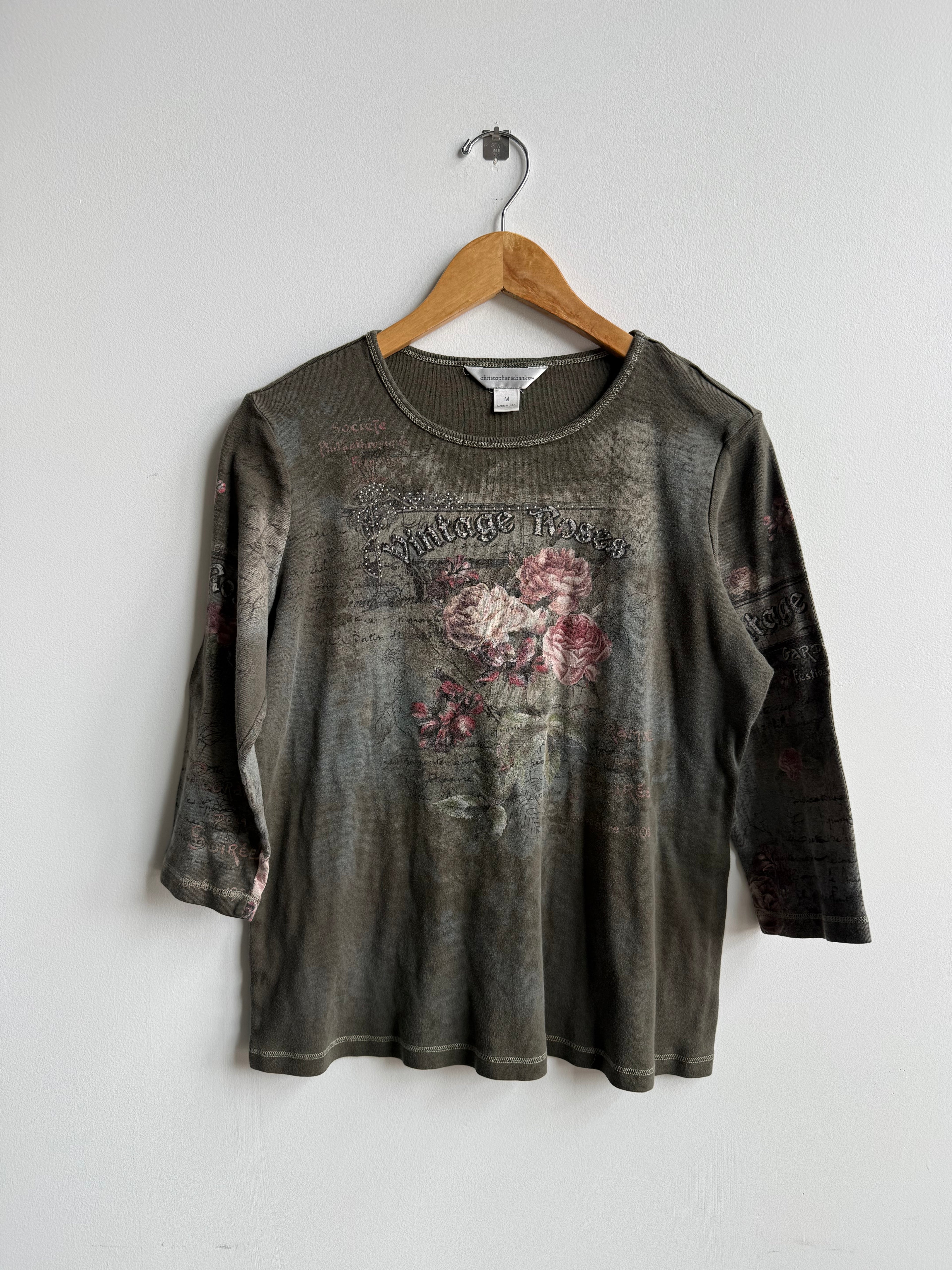 (M) Vintage Flowers Tee