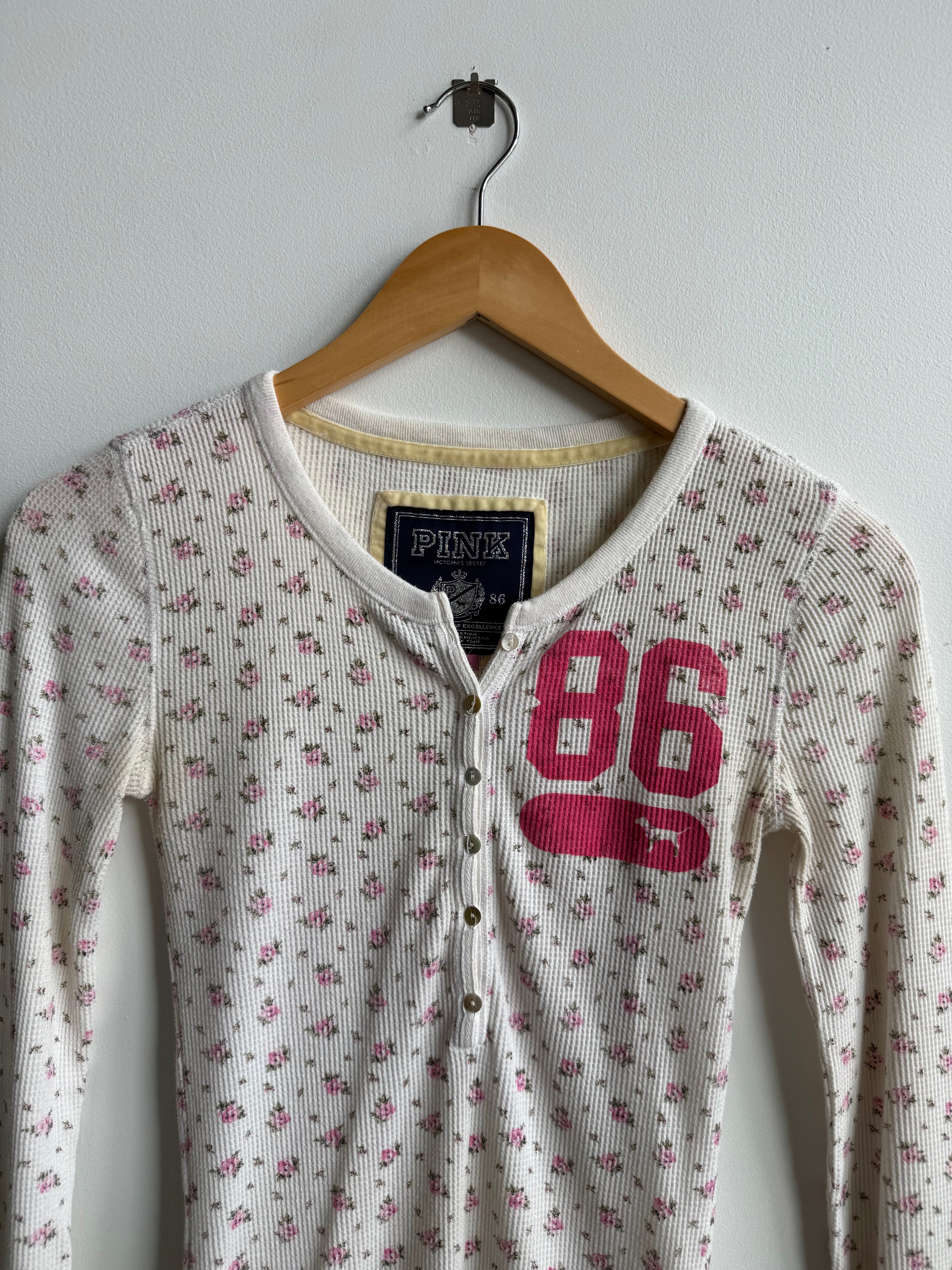 (S) Pink Thermal Tee