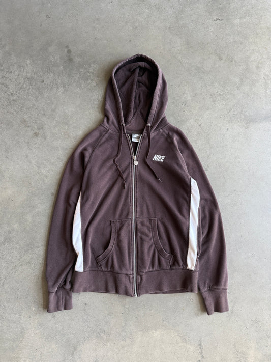 (M) Nike Brown Zip Hoodie