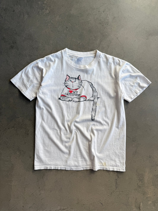 (XL) Cattitude Tee