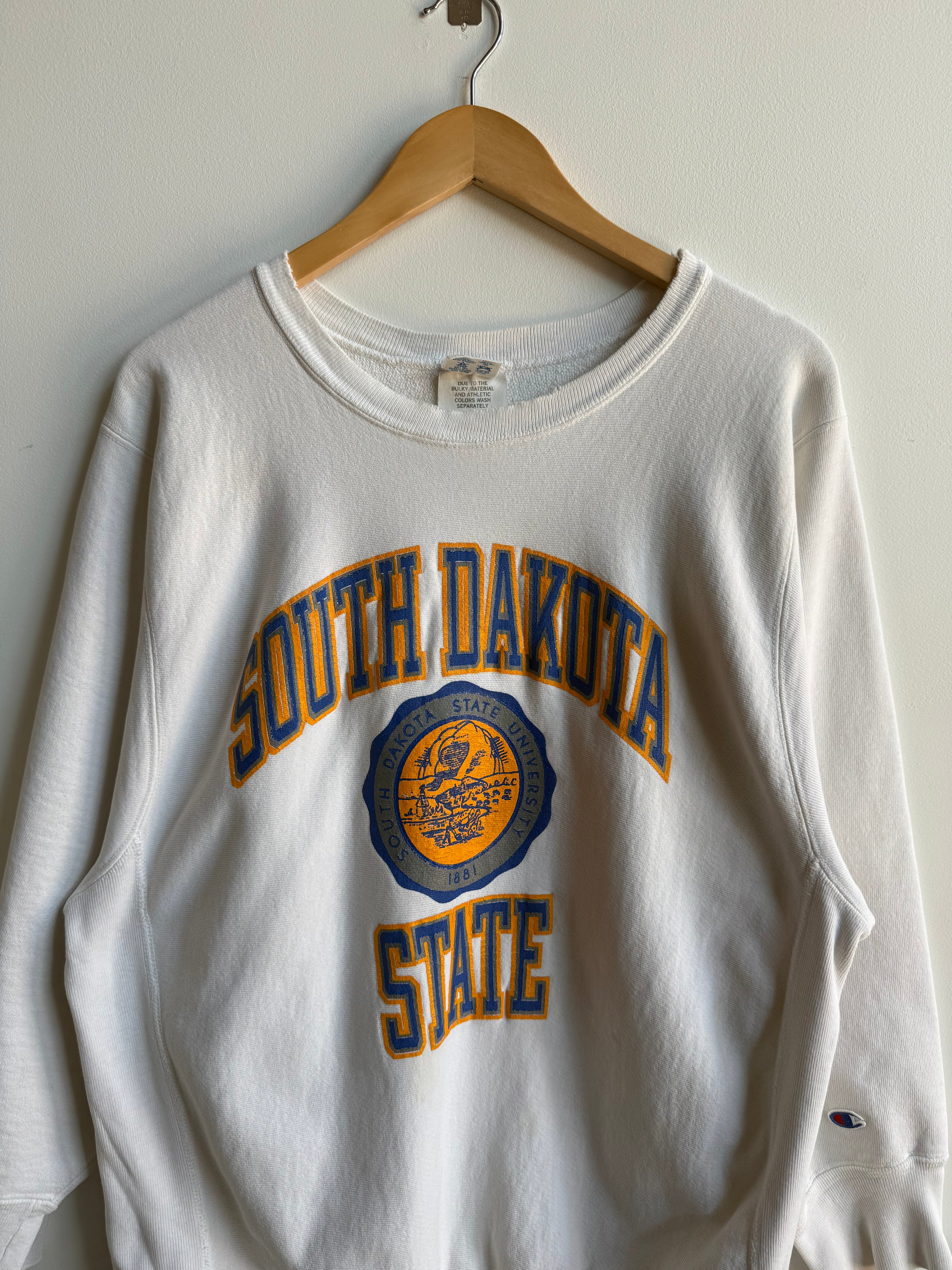 (XL) SDSU Reverse Weave Crew