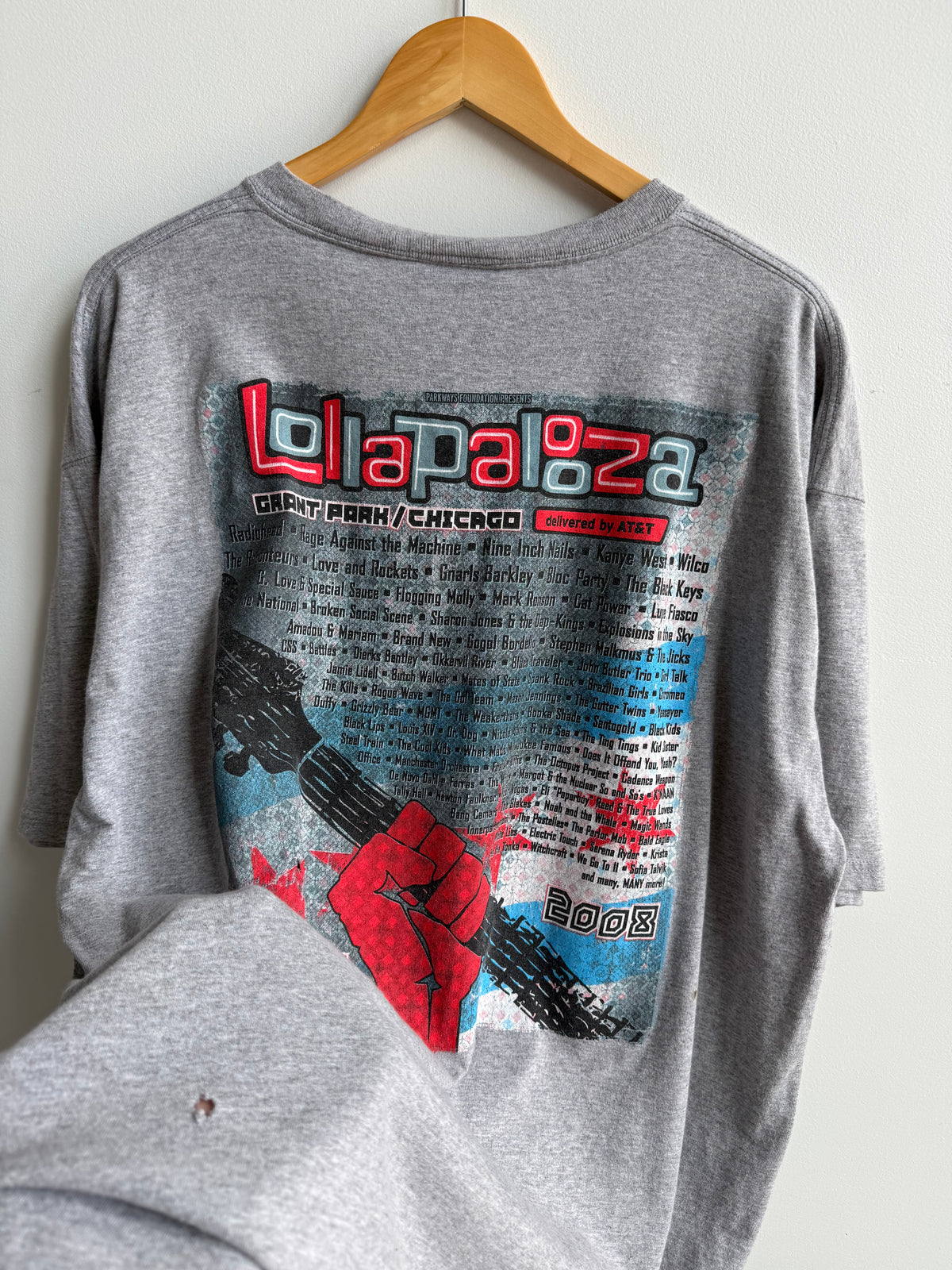 (XXL) Lollapalooza 2008 Tee