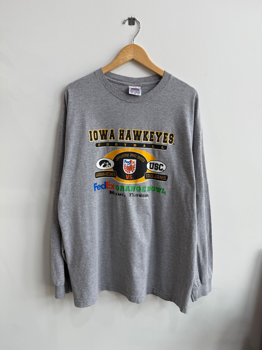 (XXL) 2003 Iowa Hawkeyes Bowl Game Tee