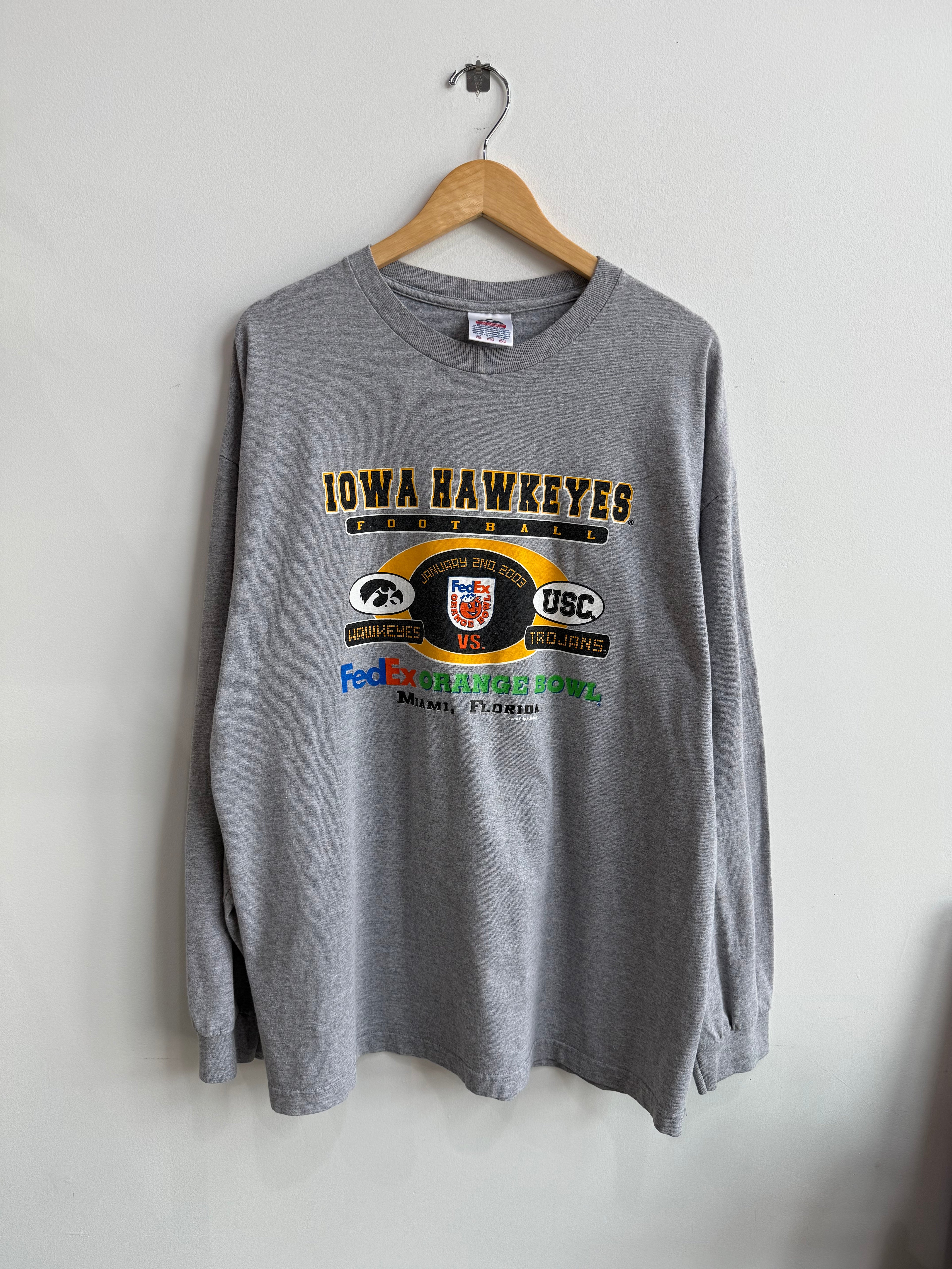 (XXL) 2003 Iowa Hawkeyes Bowl Game Tee