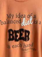 (M) Balanced Diet Beer Tee