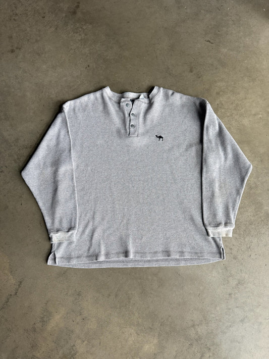 (XL) Camel Waffle Thermal Shirt