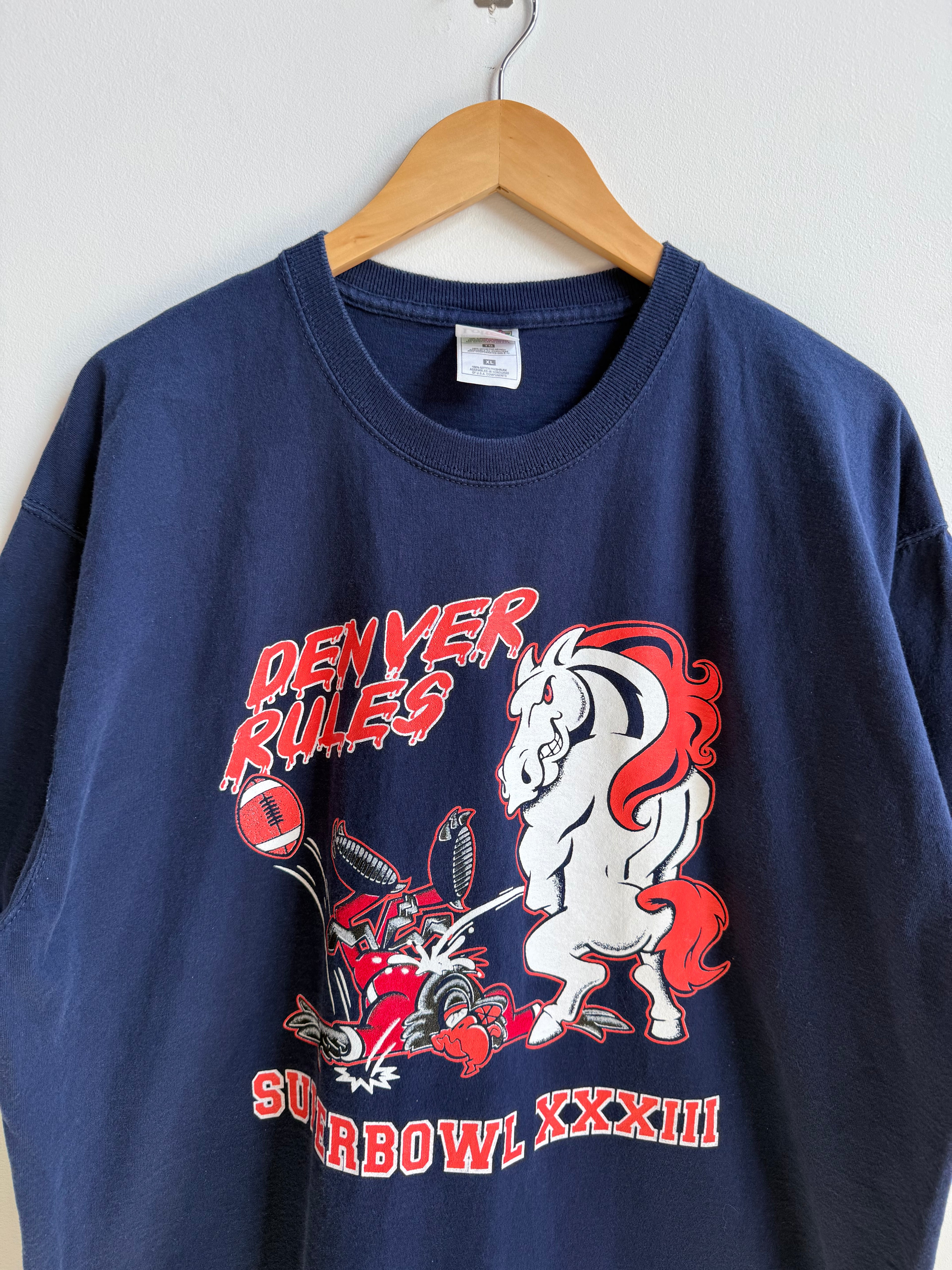 (XL) Denver Broncos Super Bowl XXXIII Tee