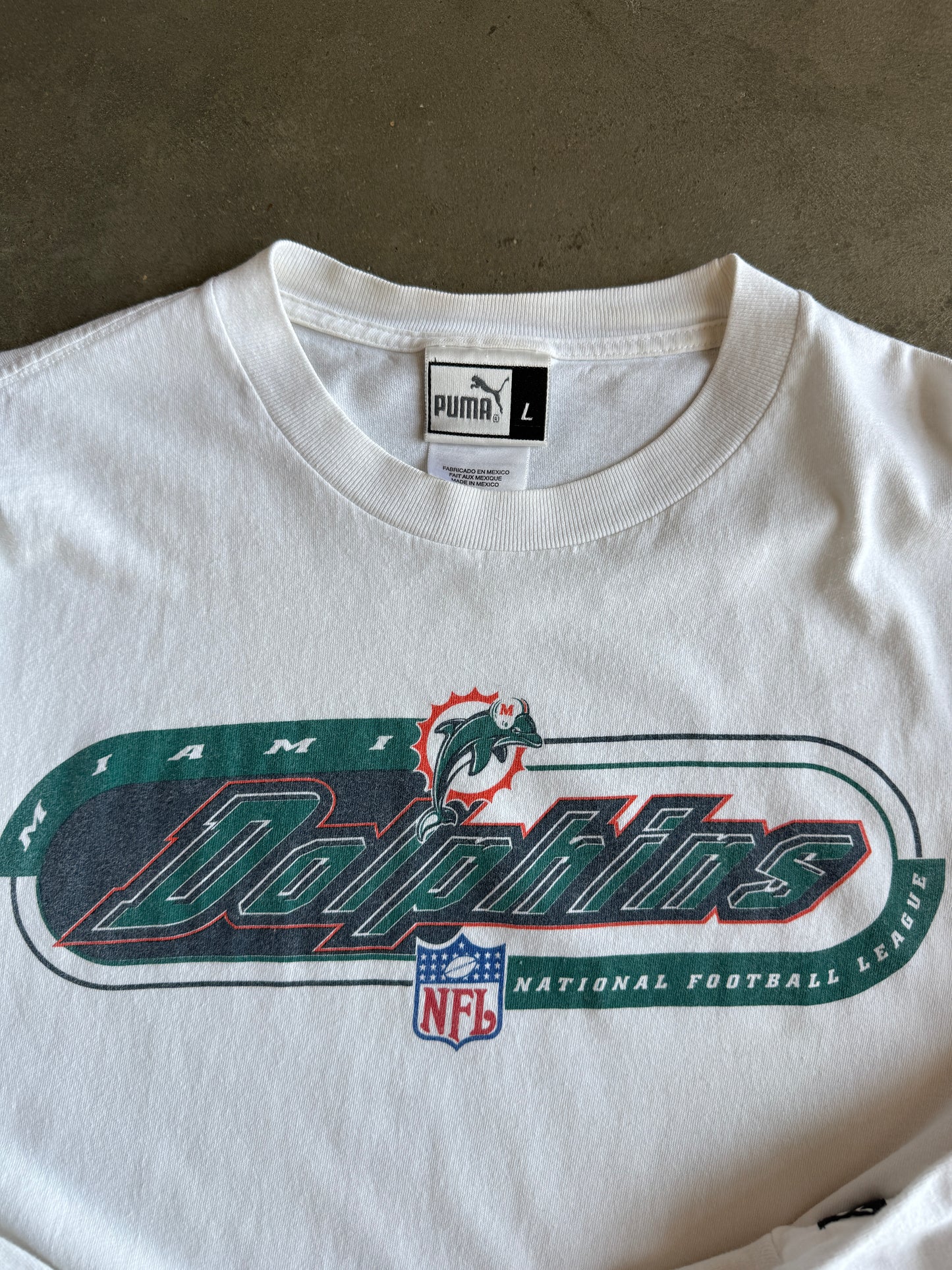 (L) Miami Dolphins Puma Tee