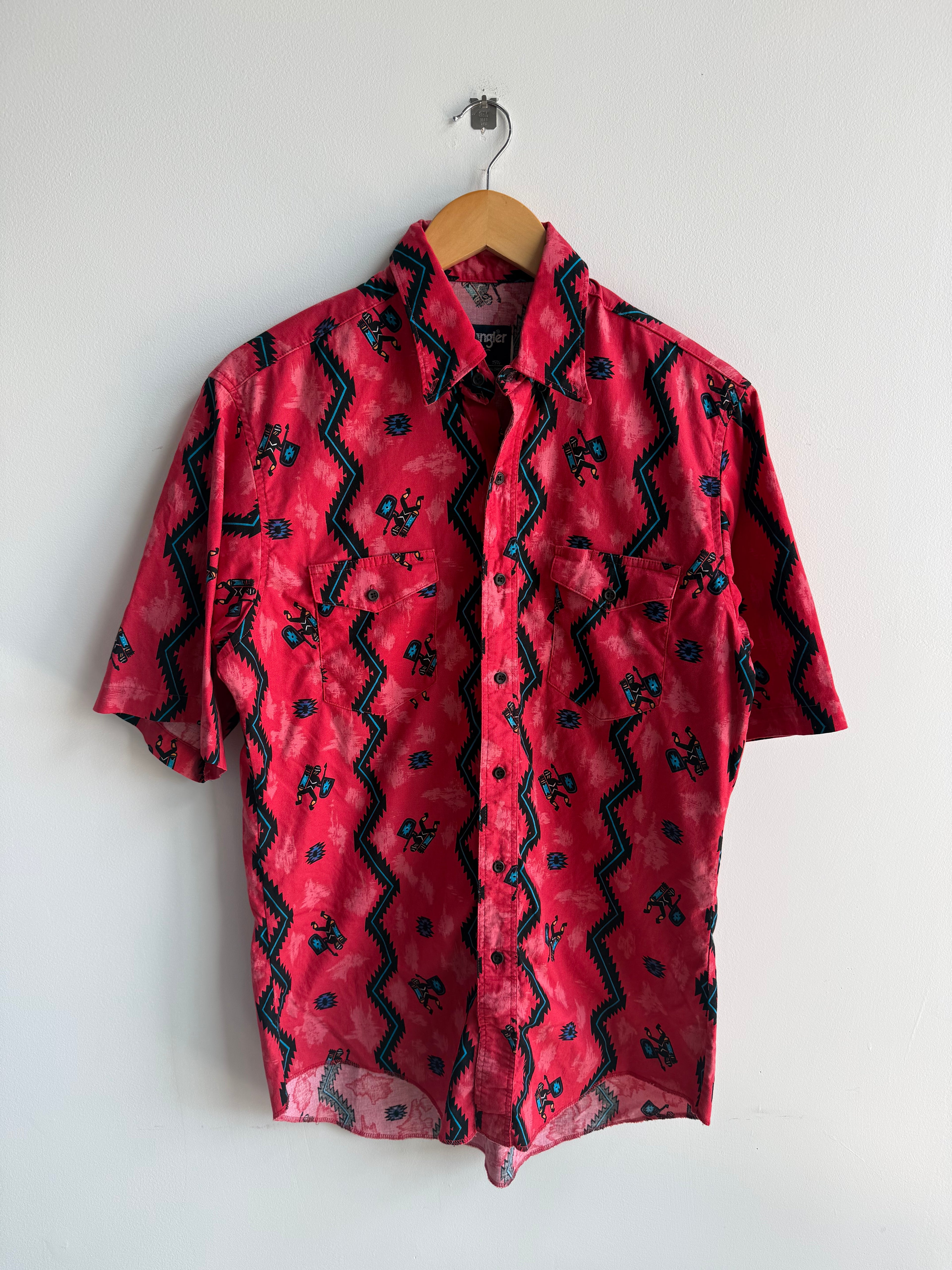 (M) Wrangler Pattern Shirt