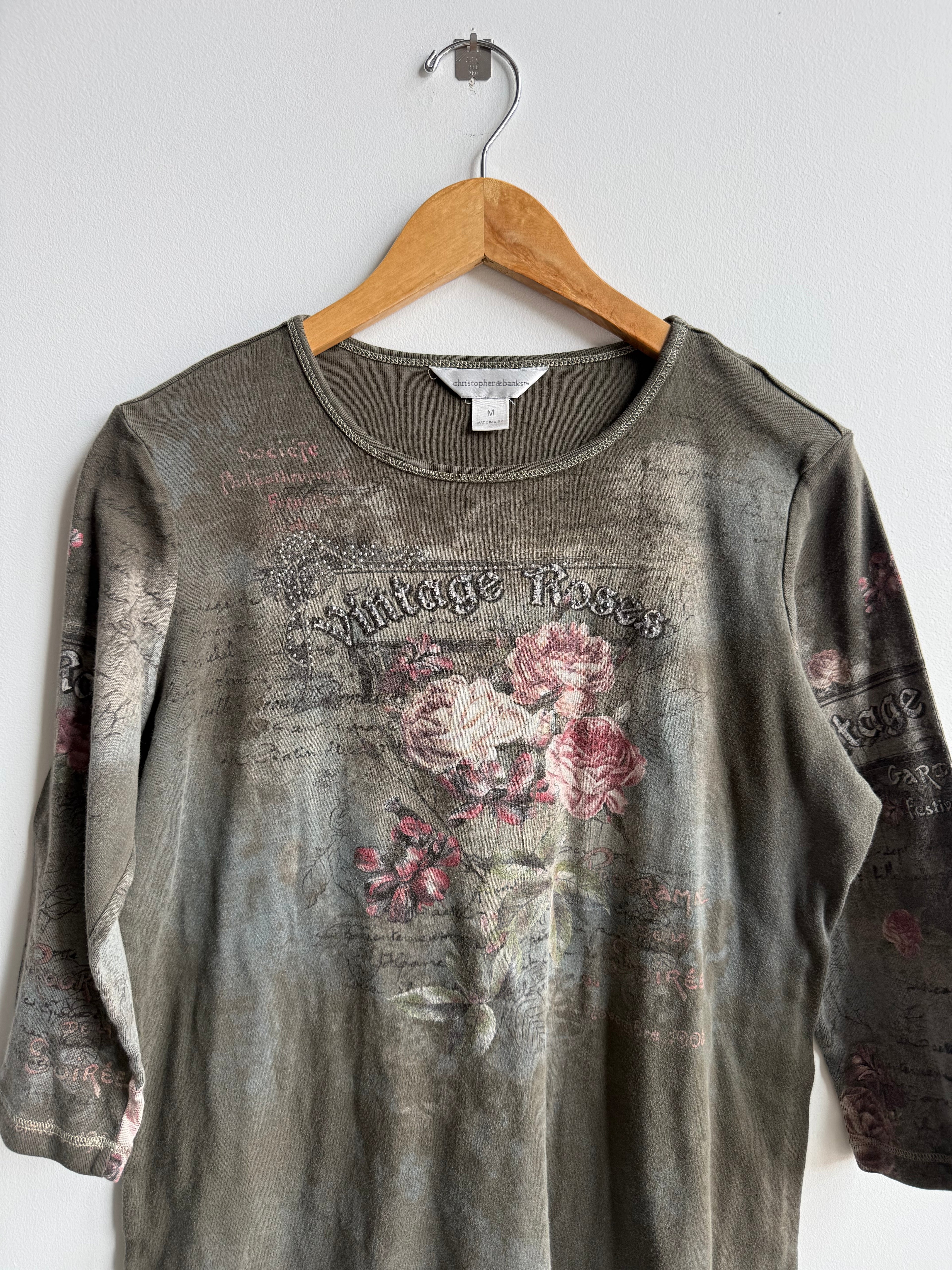 (M) Vintage Flowers Tee