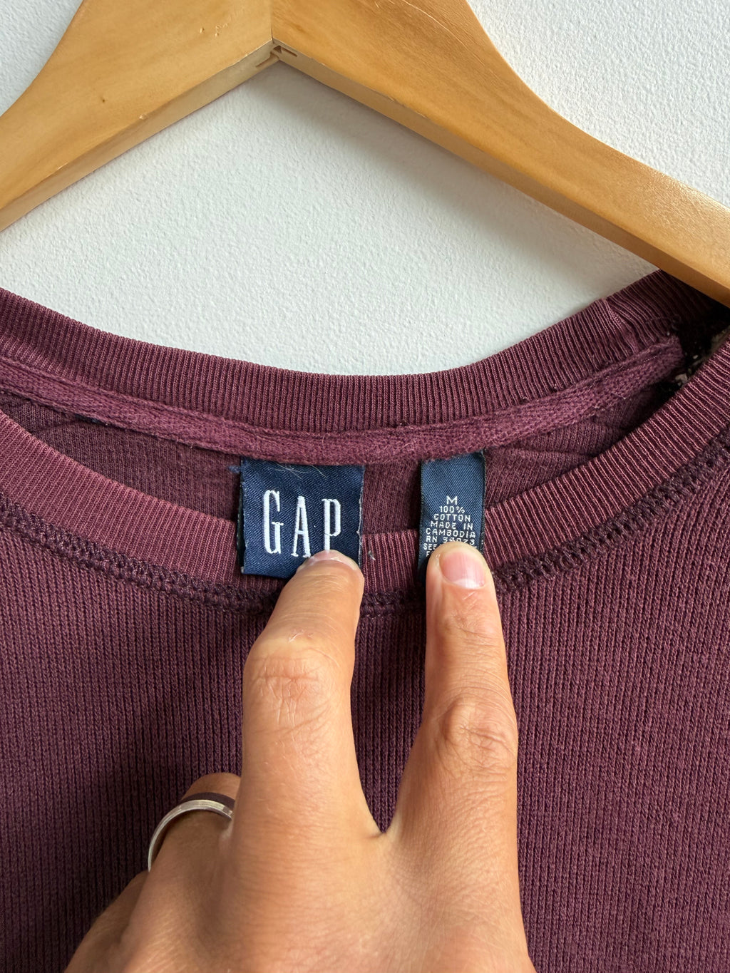 (L) Gap Long Sleeve Shirt