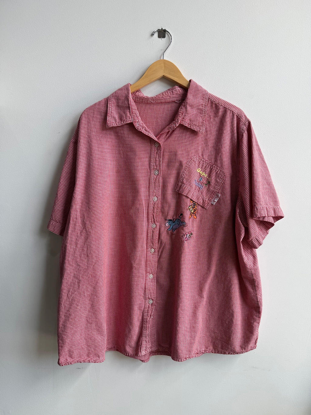 (XXL) Pooh Button Down Shirt