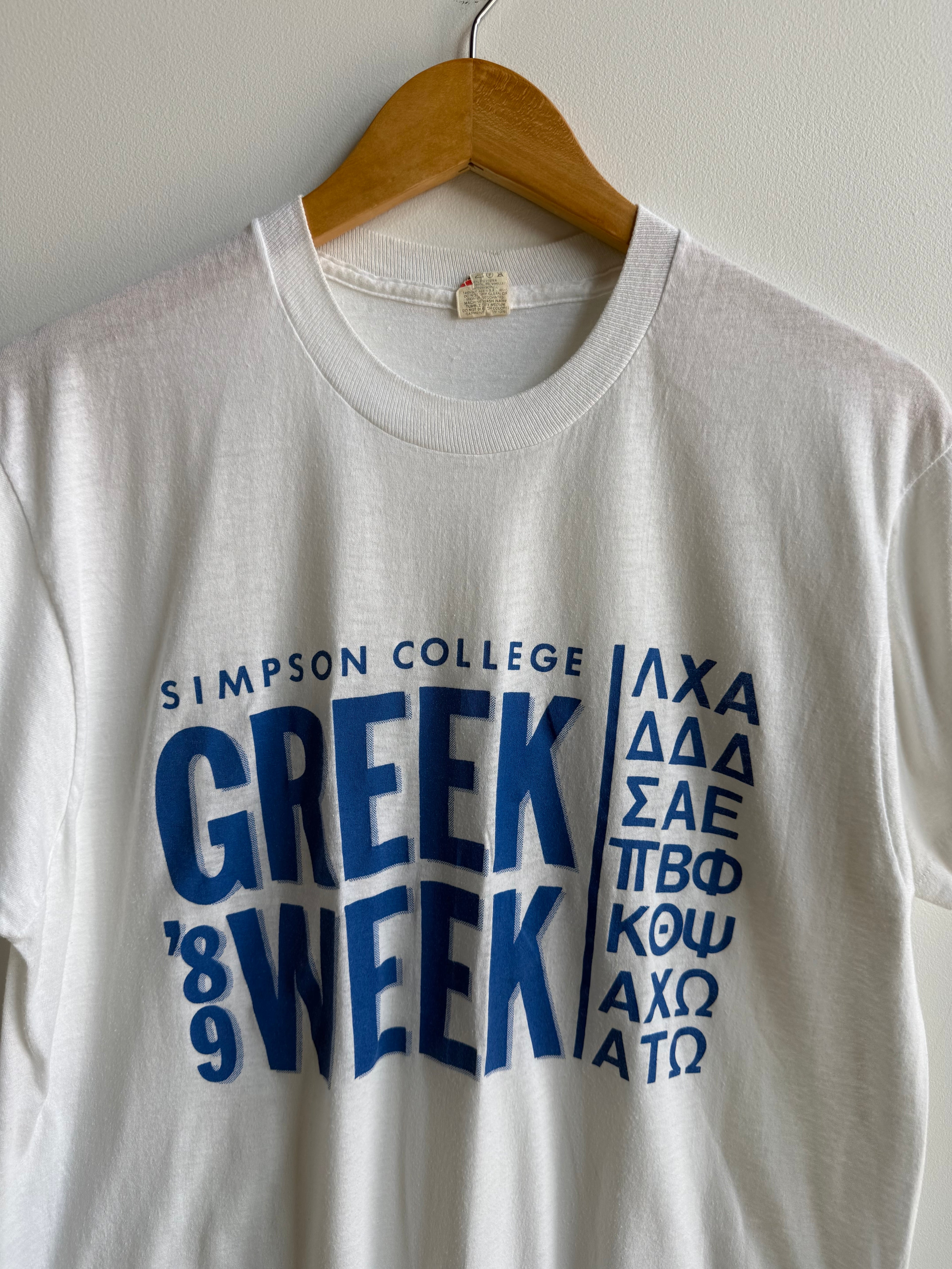 (L) Simpson College Tee