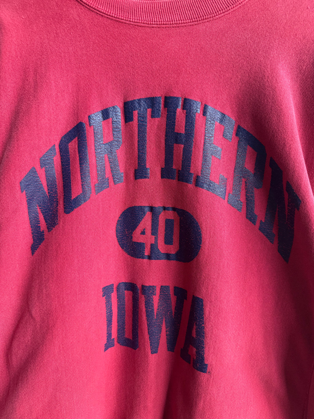 (XL) Northern Iowa Reverse Weave Crew