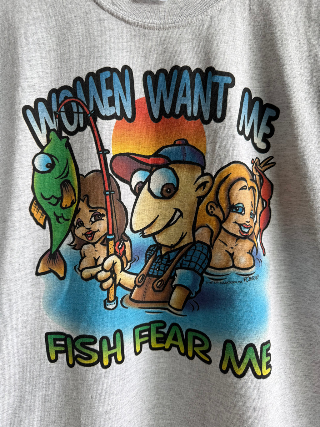 (XL) Fish & Women Tee