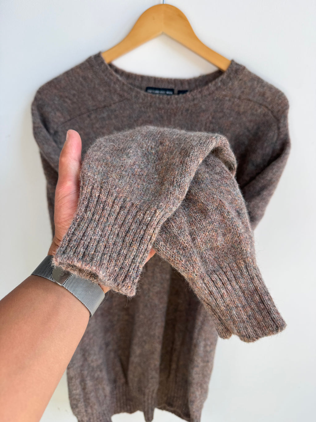 (L) Lands End Wool Sweater