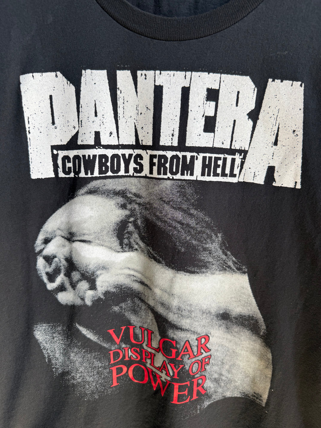 (XL) Pantera Vulgar Display of Power Tee
