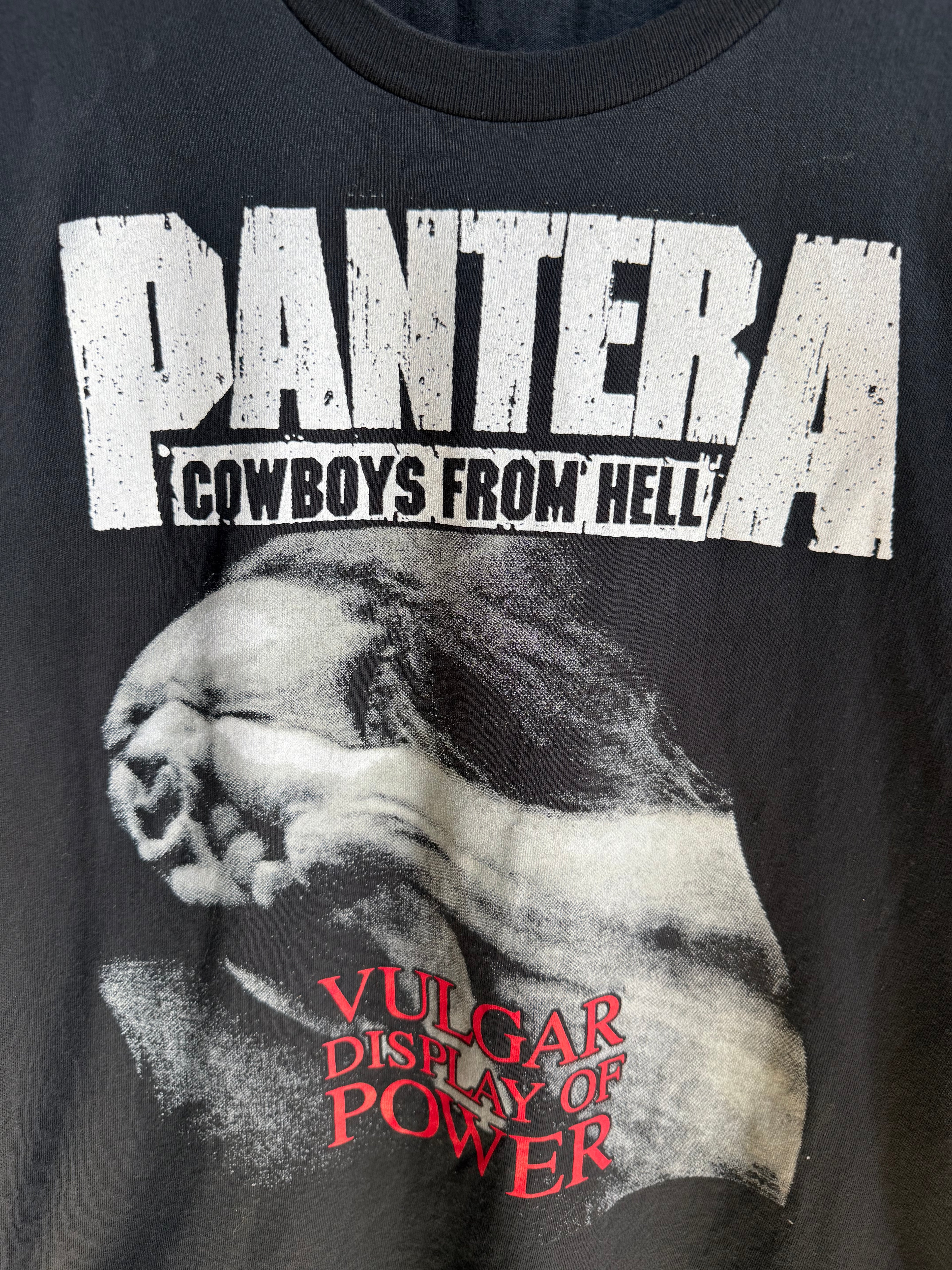 (XL) Pantera Vulgar Display of Power Tee