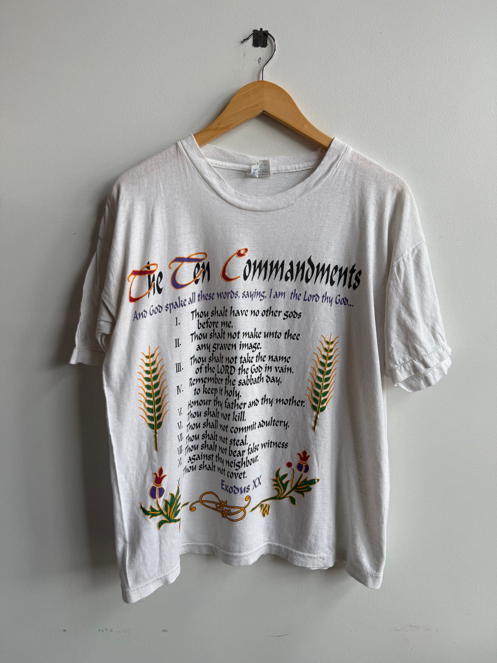 (L) The Ten Commandments Tee
