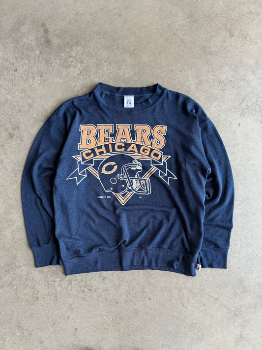 (L) Chicago Bears Logo 7 Thin Crew