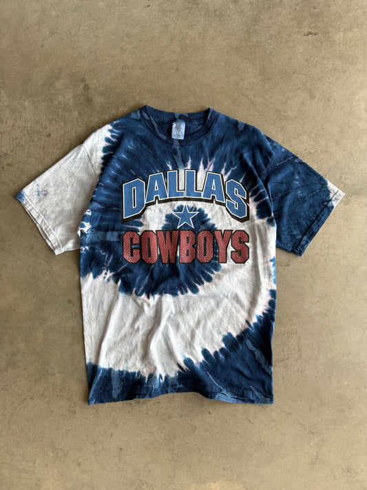 (L) Dallas Cowboys Tie Dye Tee