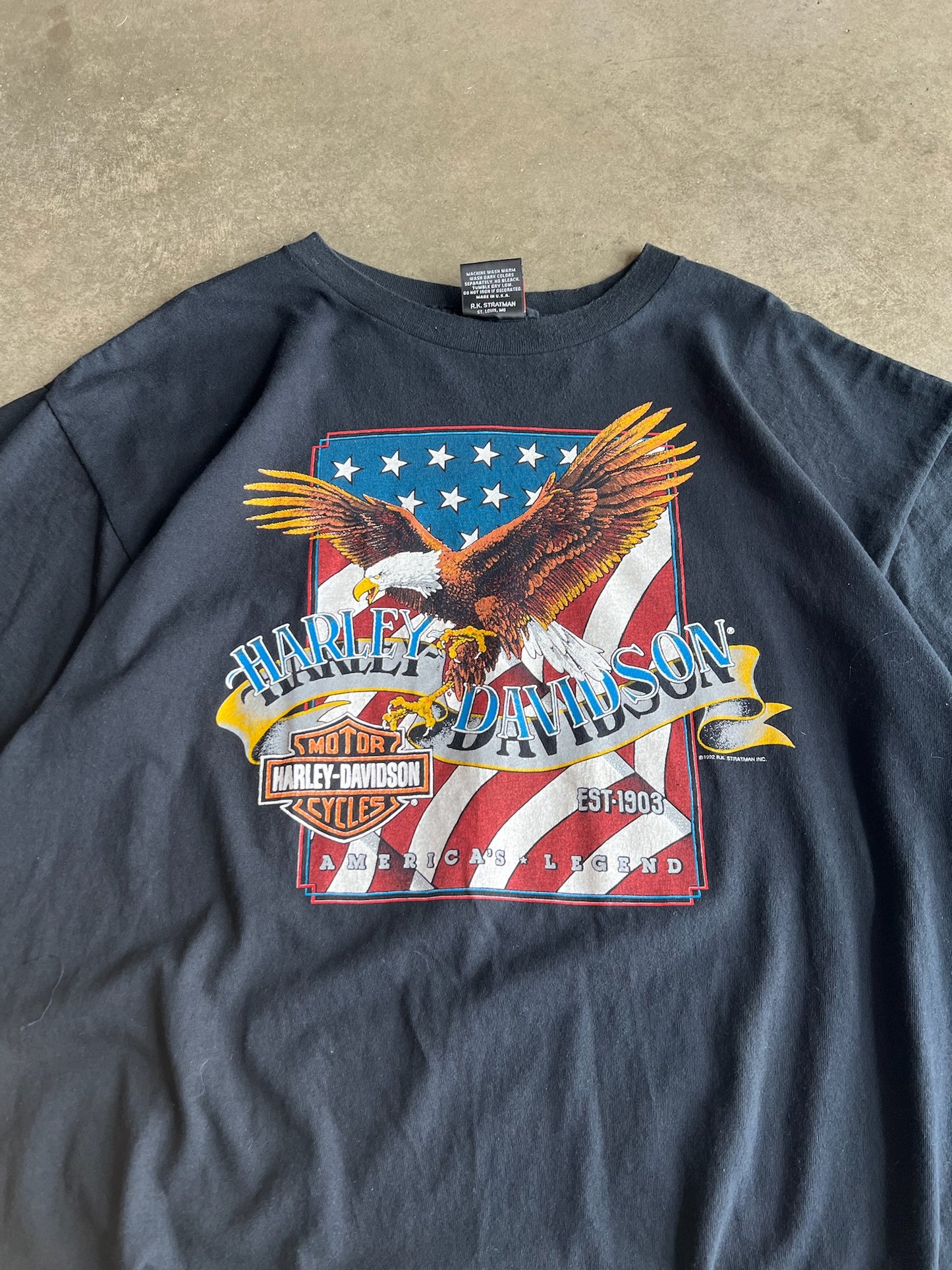 (XXXL) Harley Red Oak Tee