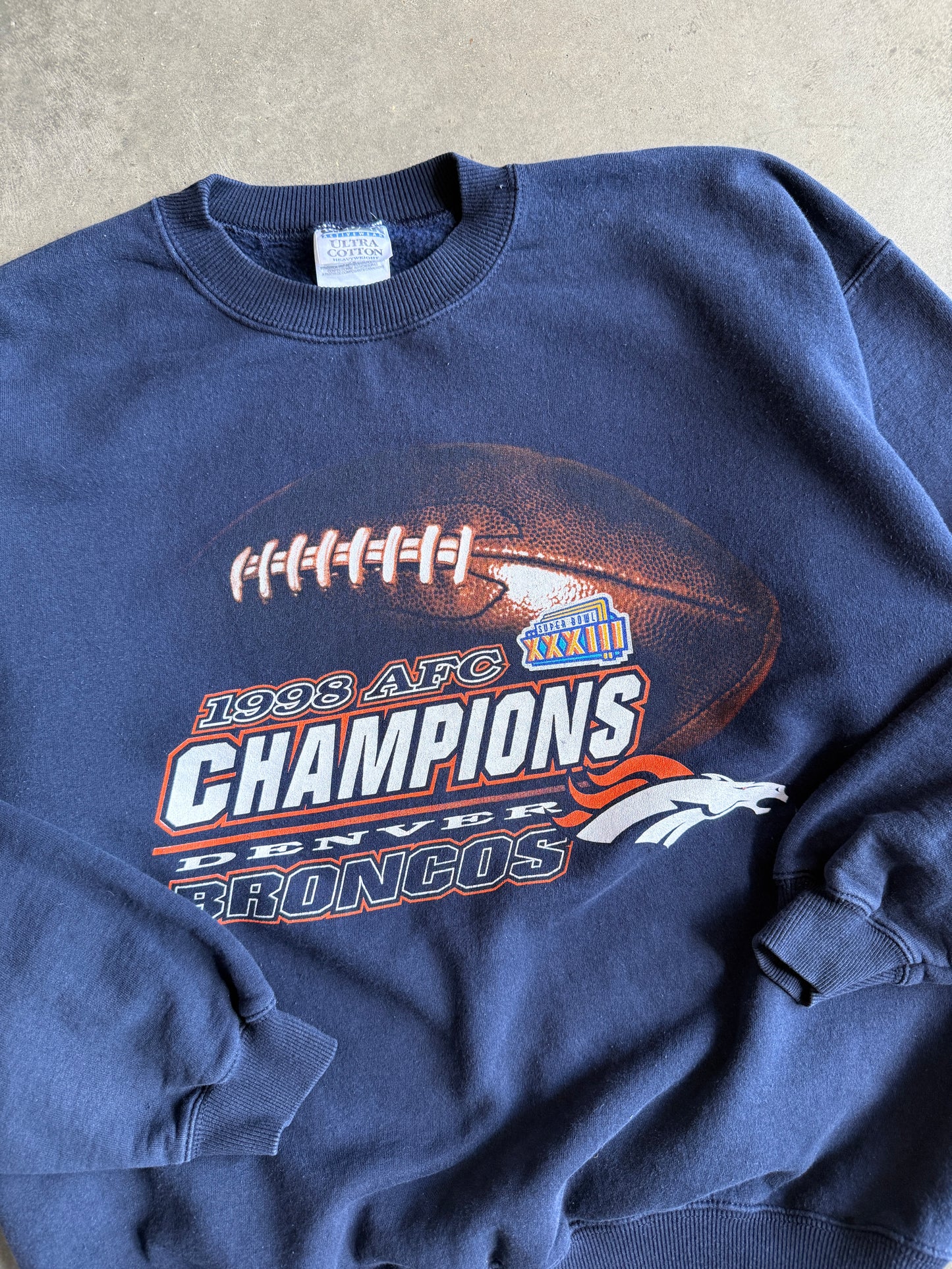 (XL) Denver Broncos AFC Champs Crew