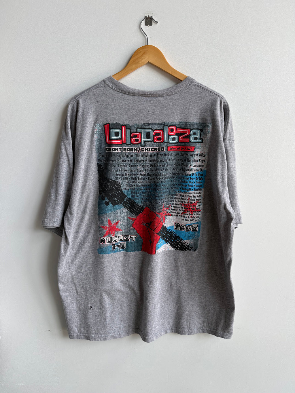 (XXL) Lollapalooza 2008 Tee