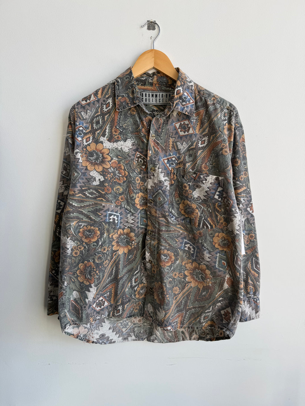 (M) Drummer Boy Pattern Shirt