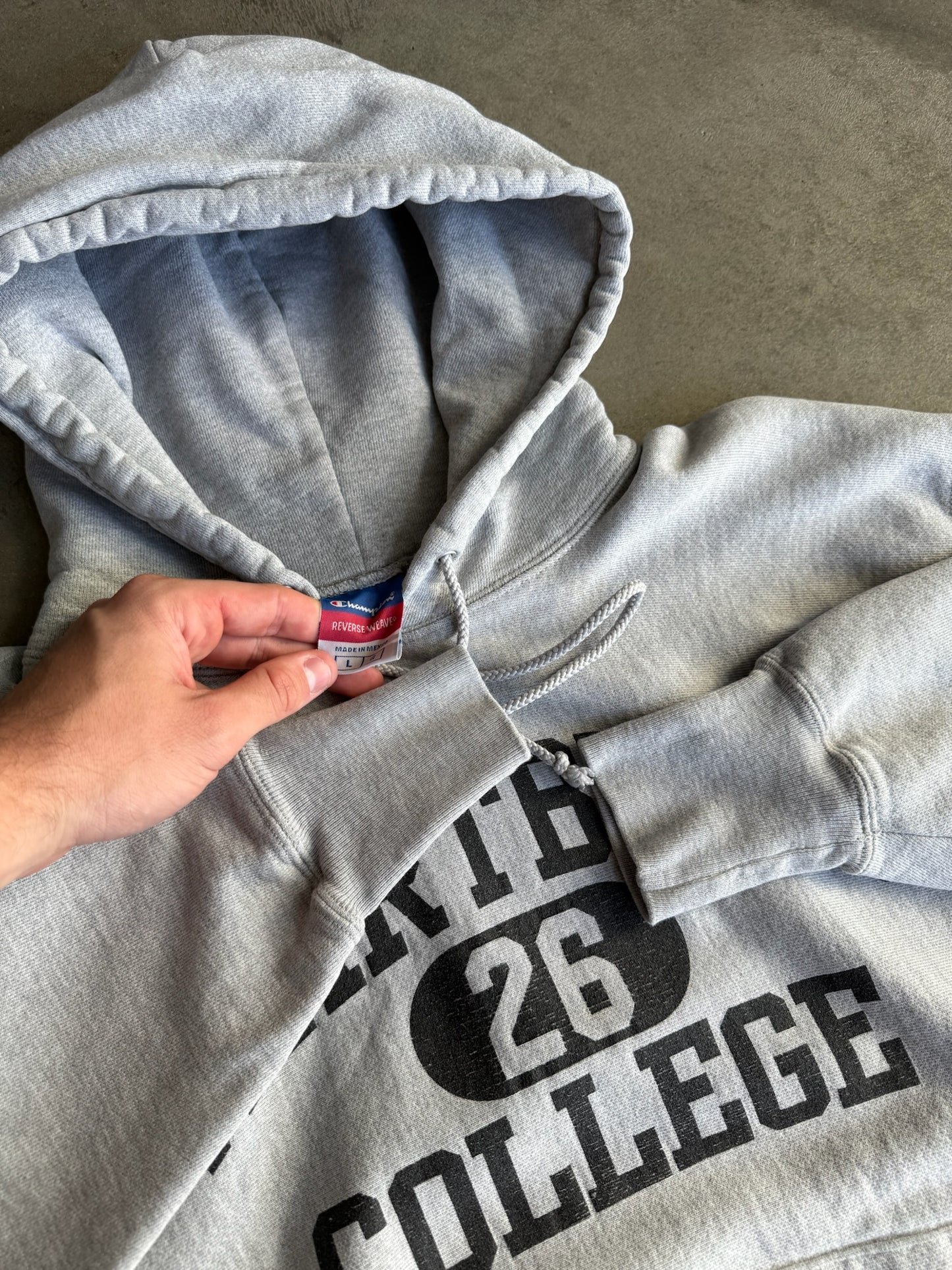 (M) Wartburg Reverse Weave Hoodie