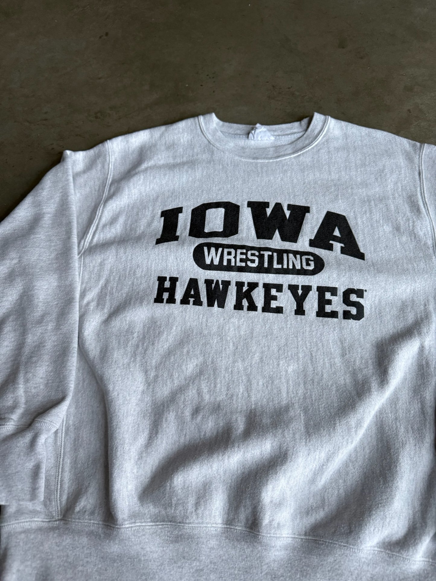 (L) Iowa Hawkeyes Wrestling Reverse Weave Crew