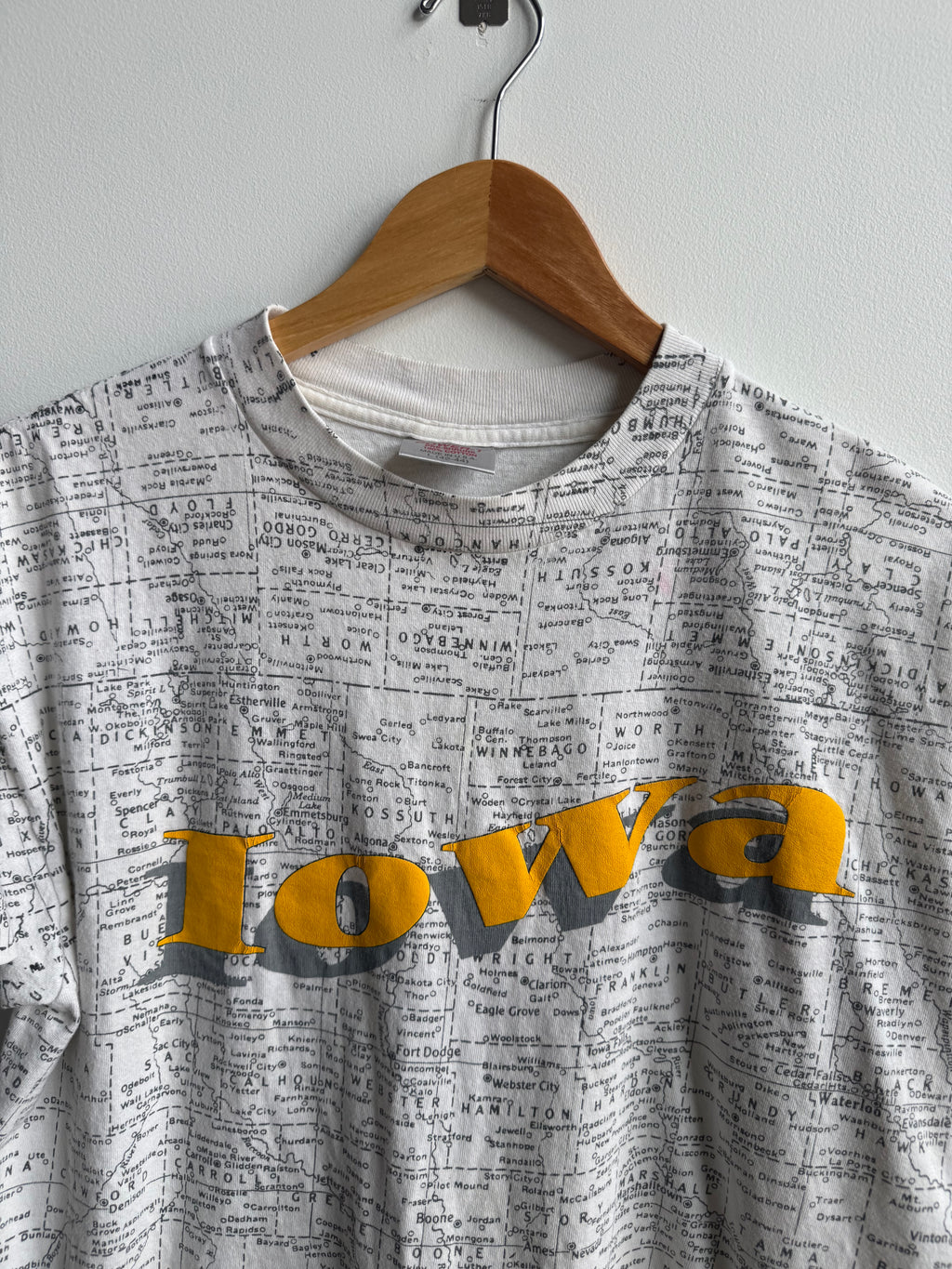 (M) Iowa AOP Map Tee