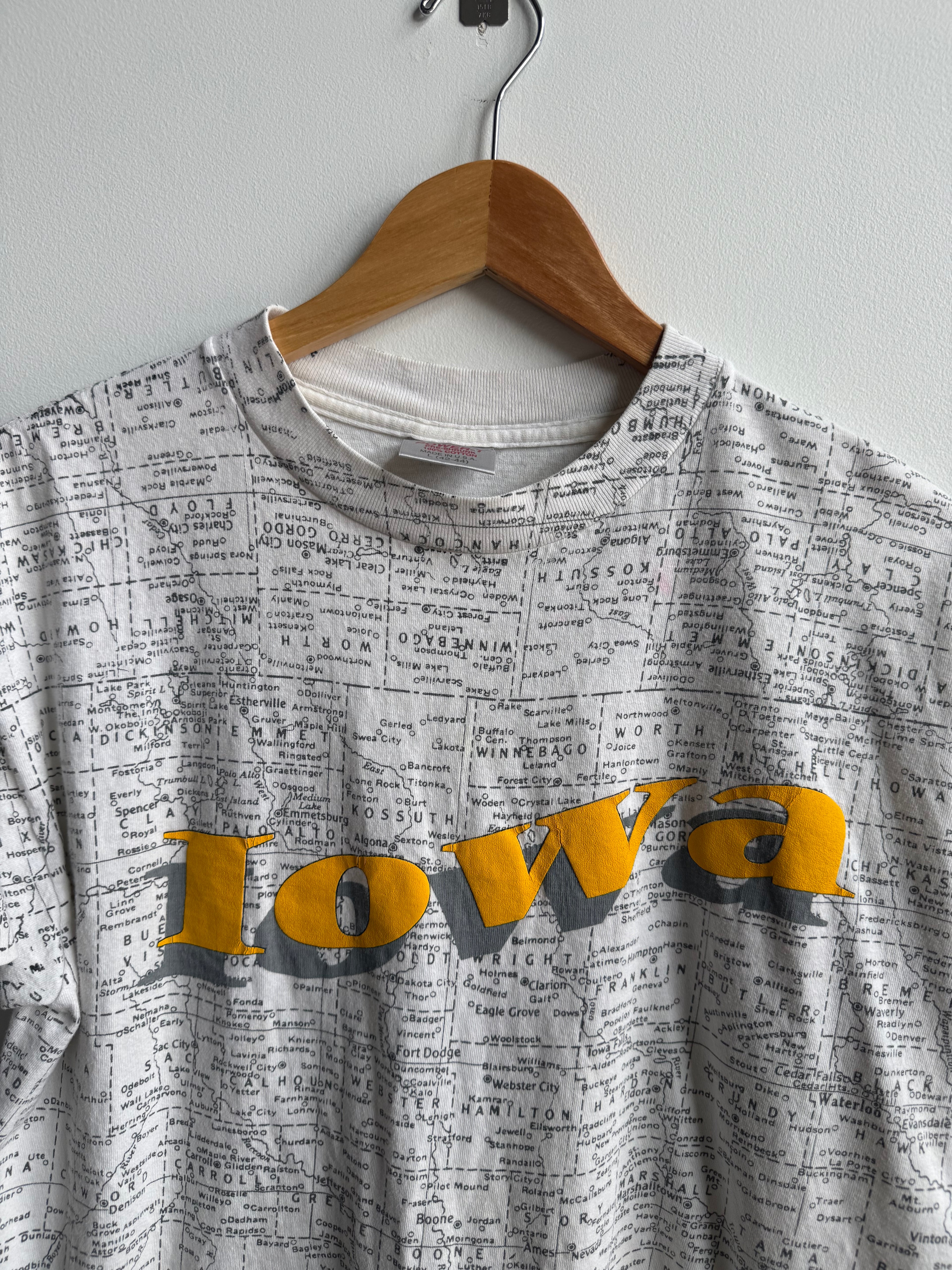 (M) Iowa AOP Map Tee