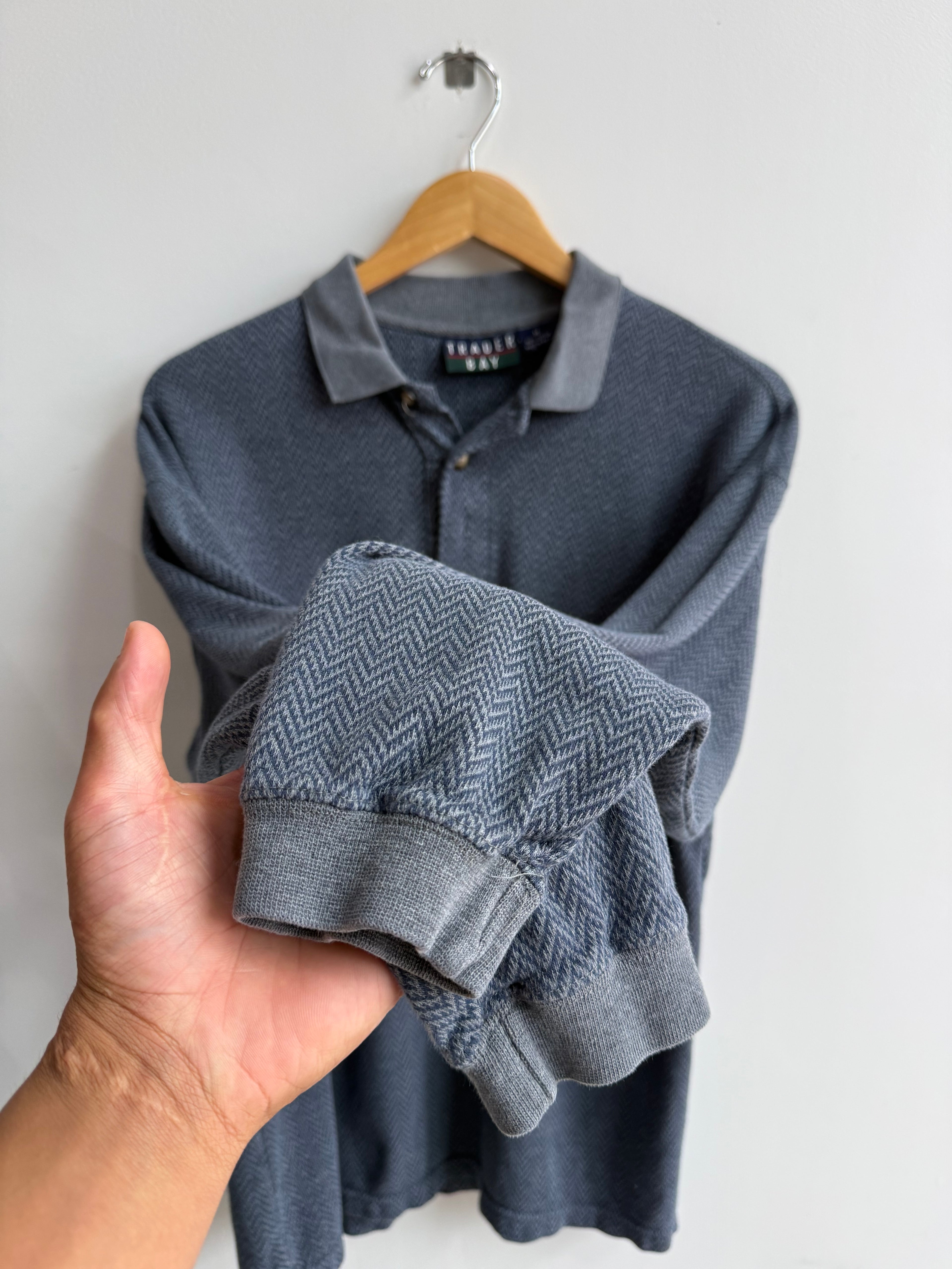 (M) Trader Bay Polo Sweatshirt