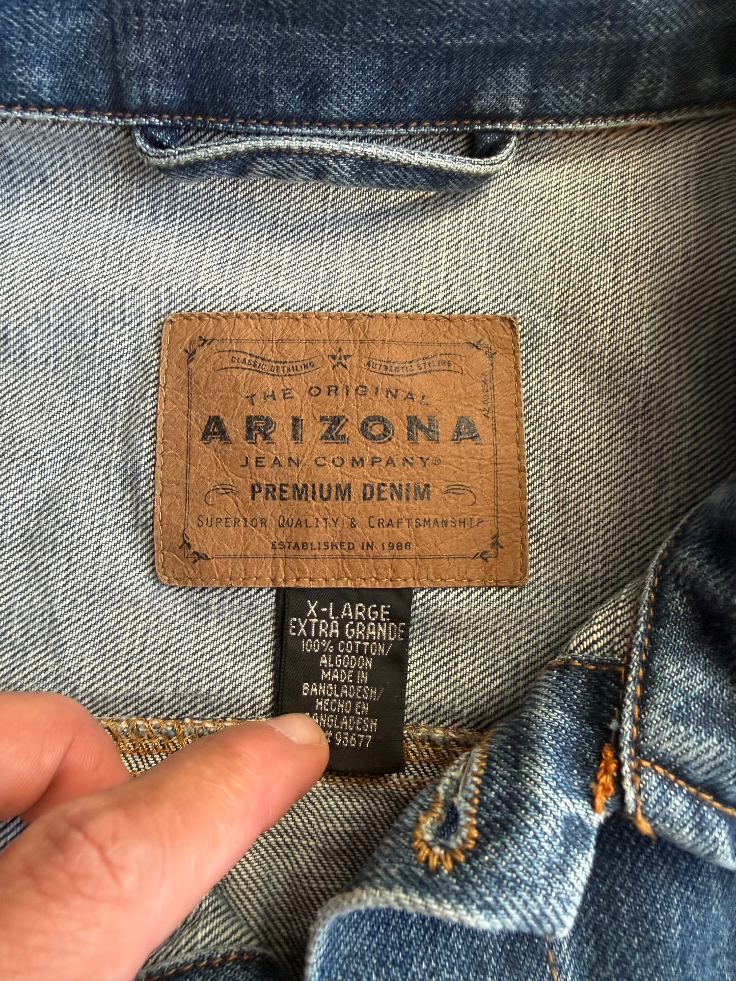 (XL) Arizona Denim Jacket