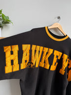 (XL) Iowa Hawkeyes Spellout Crew