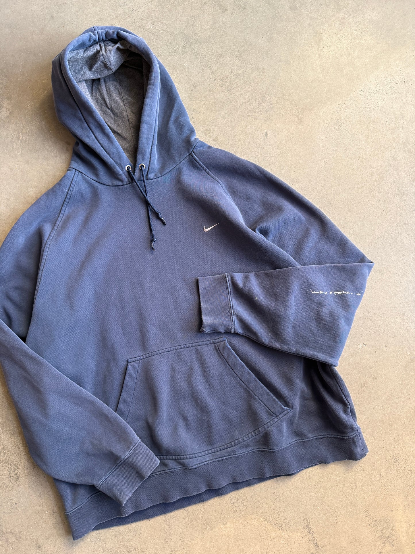 (XXL) Navy Nike Small Swoosh Hoodie