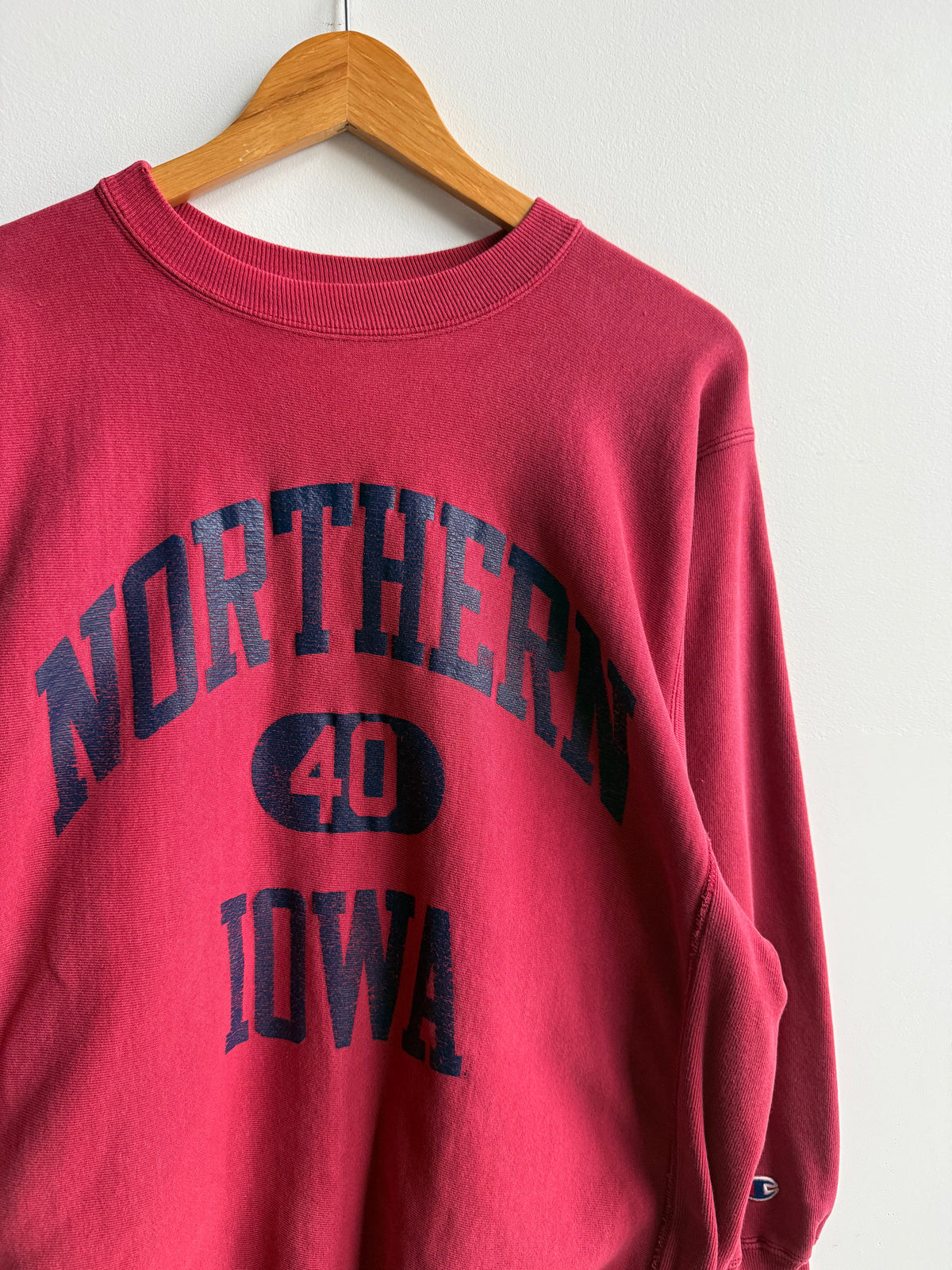 (XL) Northern Iowa Reverse Weave Crew