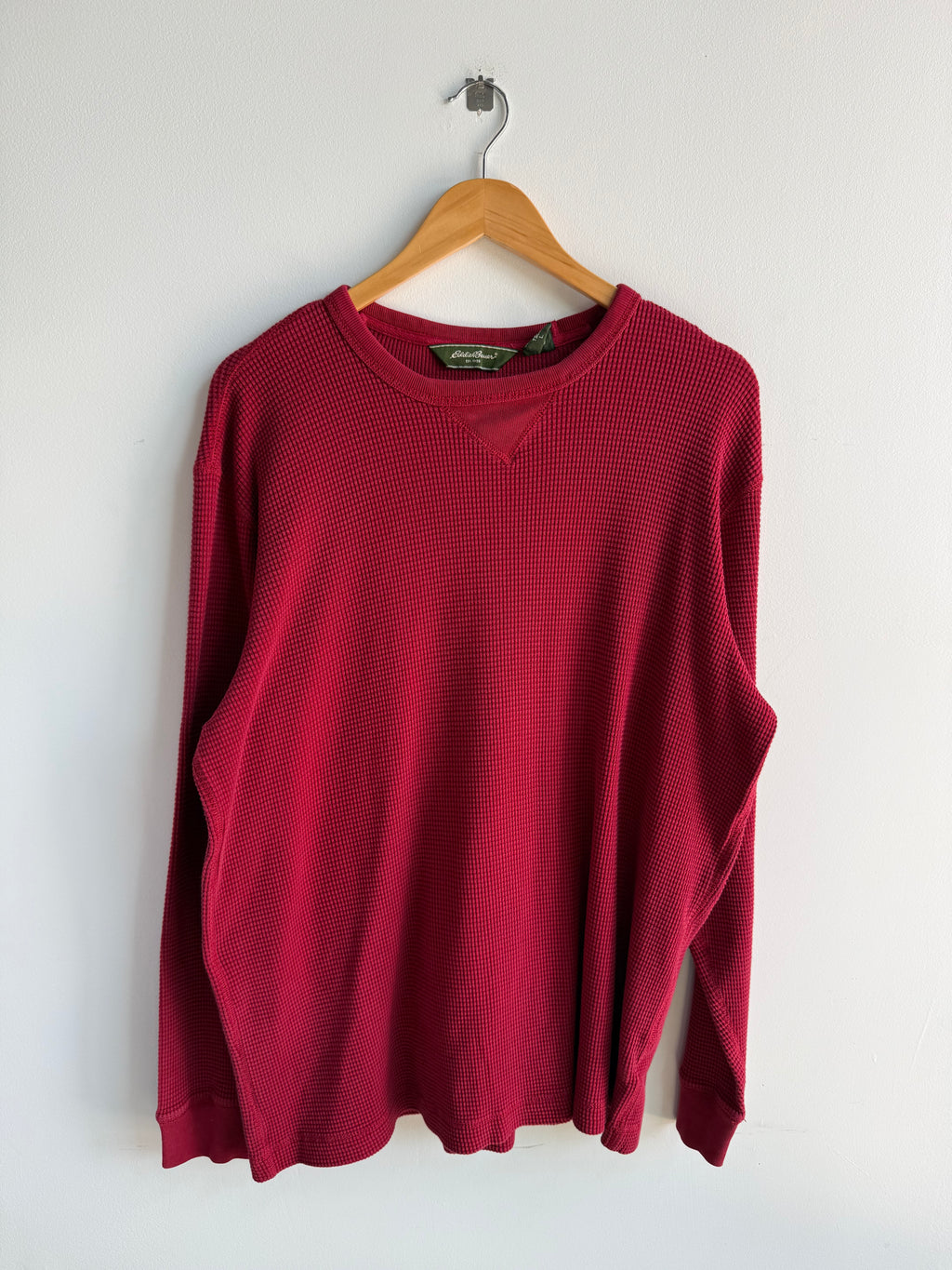 (L) Eddie Bauer Waffle Thermal Shirt