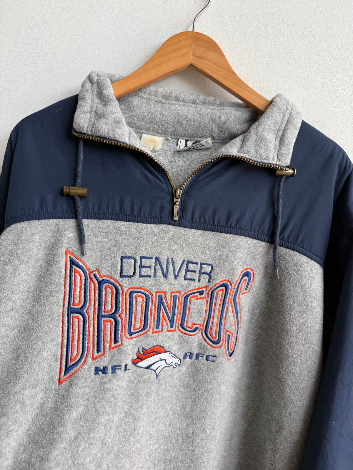 (L) Denver Broncos Fleece Jacket