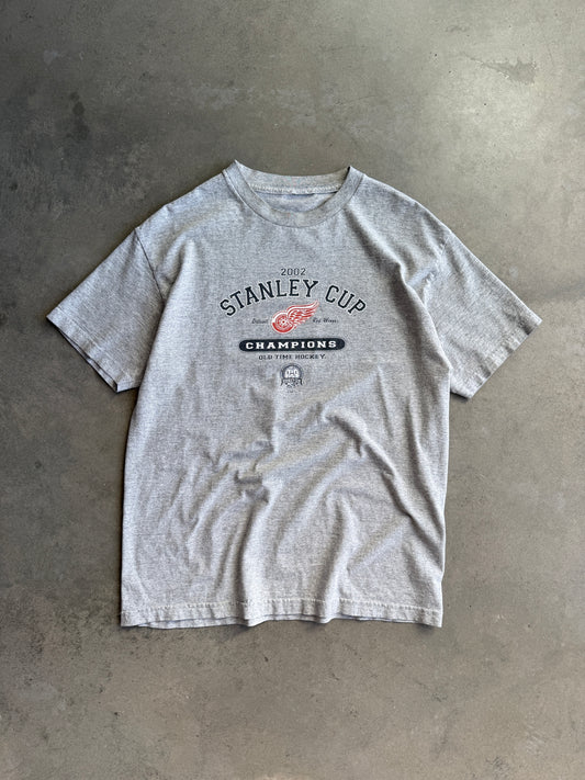 (M) Red Wings 2002 Stanley Cup Tee