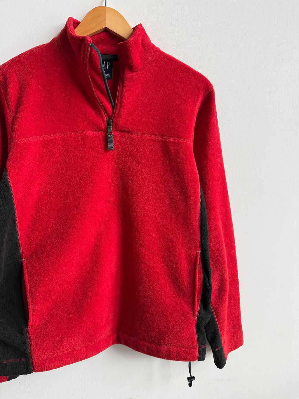 (S) Gap Fleece Pullover Jacket