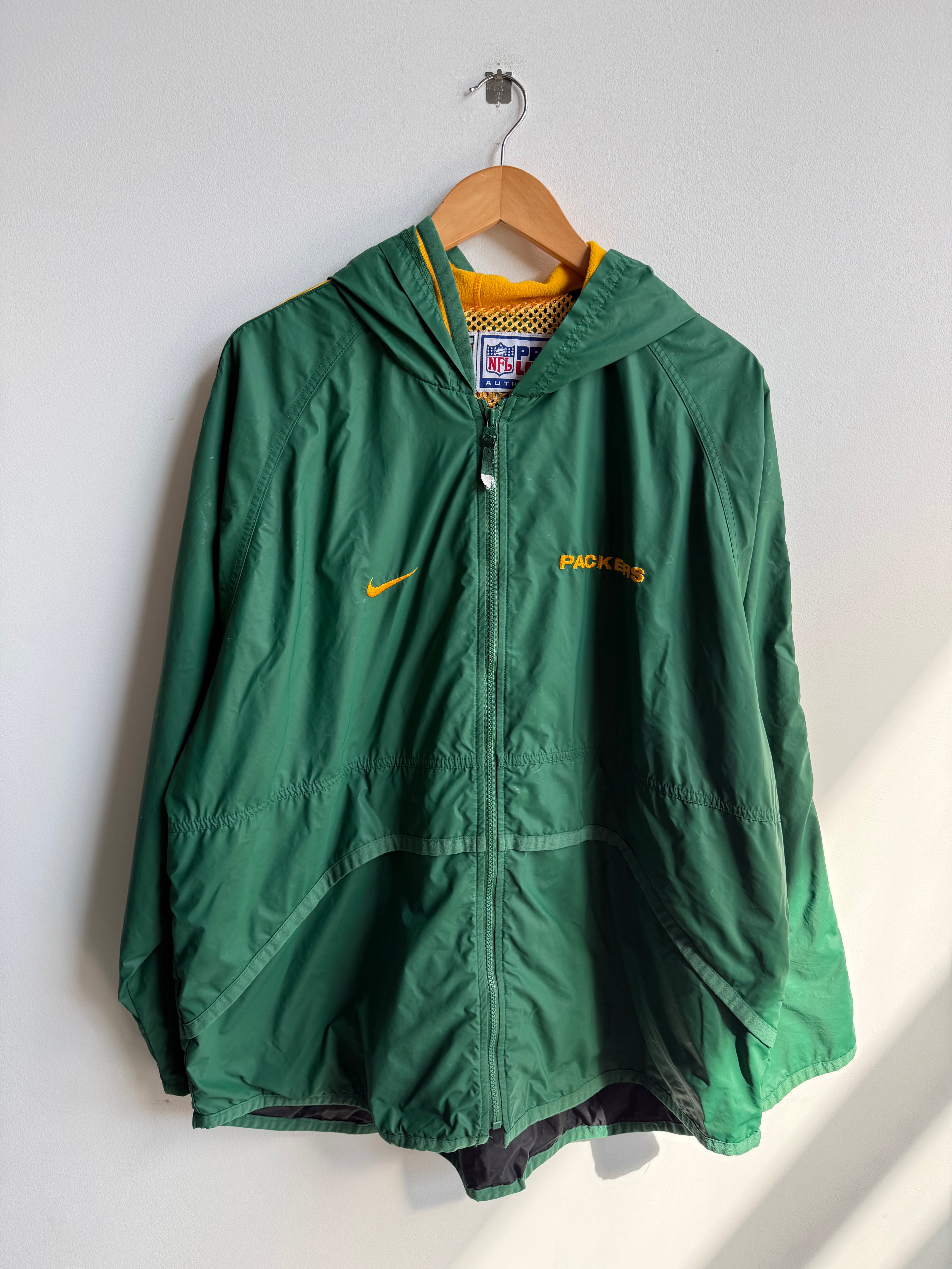 (L) Green Bay Packers Nike Jacket