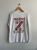 (XL) Red Stripe Beer Tee