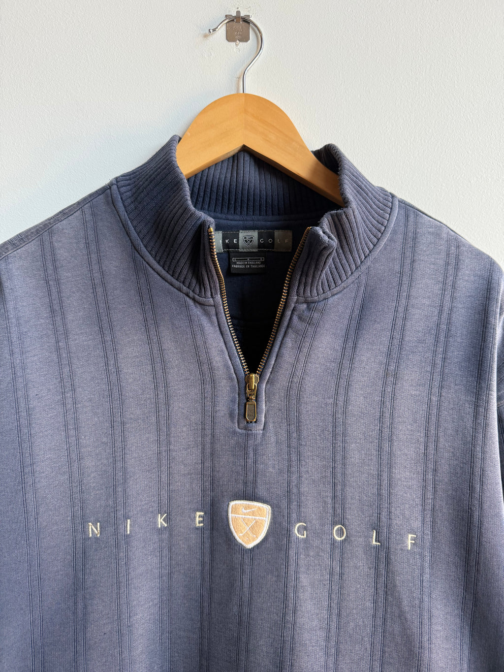 (L) Nike Golf 1/4 Zip Crew